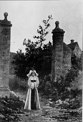 Une sœur devant la portail, Hector Guiot.