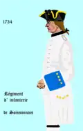 régiment de Soissonnais de 1734 à 1757