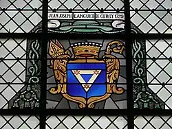 Armes de l'évêque Monseigneur Languet de Gergy