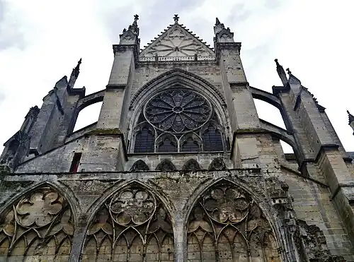 Façade nord du croisillon nord.
