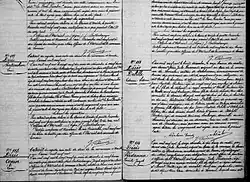 Somain - Actes de décès décembre 1900 de 111 à 114 Bertinchon Louis - Copin Léon