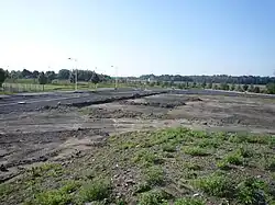 Vue vers le sud du site en 2010.