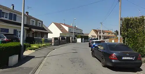 La rue Emmanuel-Lerouge en avril 2019.