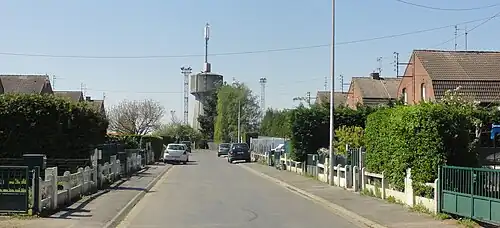 Rue Grégoire-Leleux, à Somain.