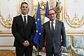 Présentation des lettres de créances au palais de l'Élysée - 2017