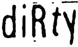 Description de l'image Sonic Youth, Dirty (Logo).png.