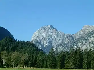 Vue depuis le nord-est.