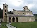 Le monastère de Sopoćani (XIIIe&nbsp;siècle, Serbie).