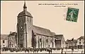 Sortie de messe au Grand-Fougeray vers 1910.