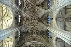Voûte de la nef de la cathédrale de Canterbury
