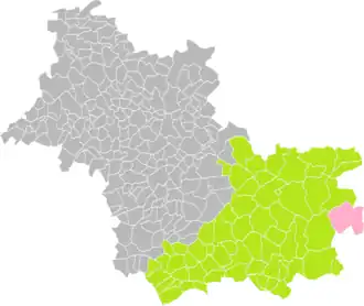 Souesmes dans l'arrondissement de Romorantin-Lanthenay en 2016.