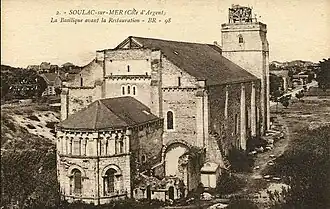 L'arrière au début du XXe&nbsp;siècle.