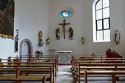 Intérieur de la chapelle.