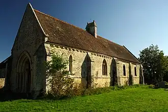 La chapelle de Saint-Quentin-de-la-Roche, sur le mont Joly.