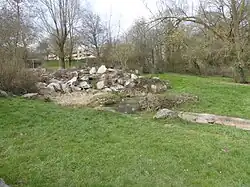 Source dans le parc.