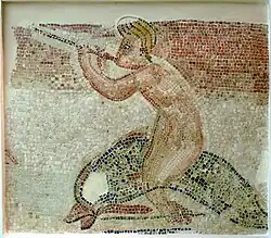 Sousse tunisie, Cupidon chevauche un dauphin IIIe&nbsp;siècle