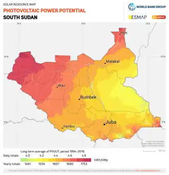 Image illustrative de l’article Énergie au Soudan du Sud