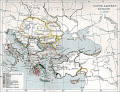 Les Balkans en 1340.