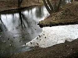 Confluence de la Svratka et de la Ponávka