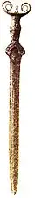 Épée à antenne&nbsp;(it) provenant de Nuraghe Attentu (Ploaghe).