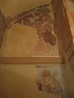 Fresques de la chapelle de la Trinité.