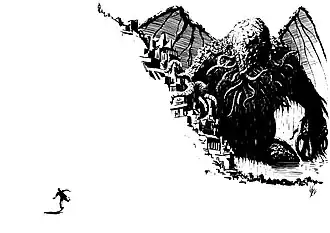 Cthulhu,illustration de Sofyan Syarief.