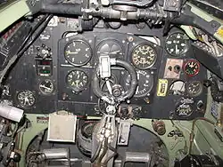 Intérieur du cockpit.