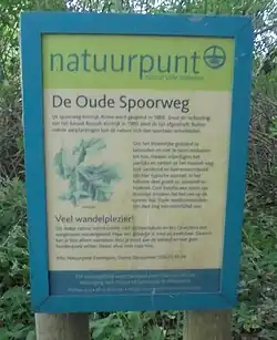 Reconvertie en sentier de randonnée.