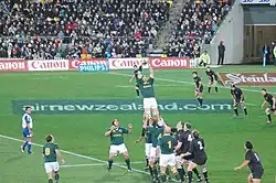 Opposition lors du Tri-nations 2006.