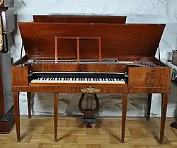 Un piano carré (Nydahl Collection, Stockholm).