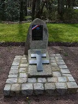 Stèle commémorative au Gâvre.