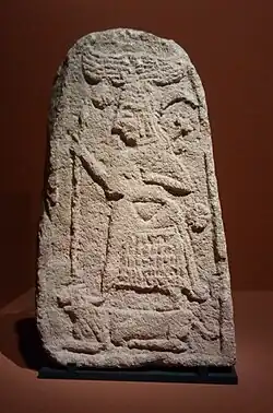 Stèle de déesse. Musée du Louvre.