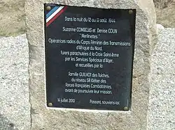 Stèle au pas de la Croix (1&nbsp;399&nbsp;m).