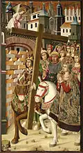 Santa Helena y el emperador Heraclio, 1483-1487, de Miguel Ximénez.