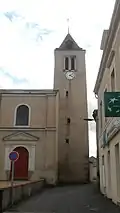 Le clocher de l'église.