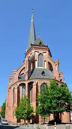 Chevet de l'église Saint-Nicolas de Lunebourg, Allemagne