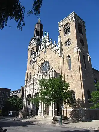 L'église Saint-Stanislas-Kostka, un exemple du style néo-Renaissance.