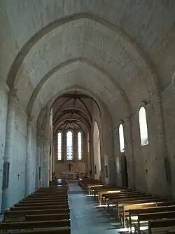 La nef de l'église.