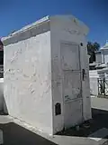 Tombe de Marie Laveau au cimetière Saint-Louis de La Nouvelle-Orléans (Louisiane).