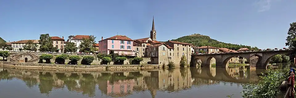 L'Aveyron à Saint Antonin.
