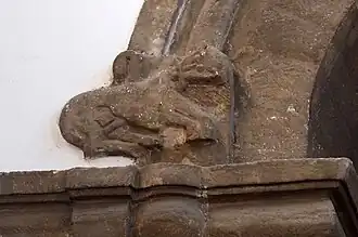 Détail de l'arche (gauche)