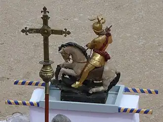 St Georges terrassant le dragon.