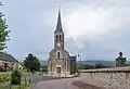 Vue depuis l'ouest.