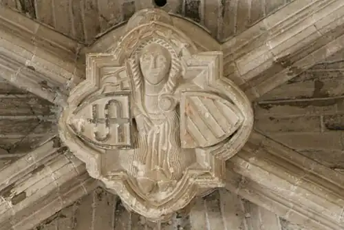 Sixième travée, un personnage.