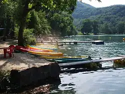 Plage le long du Tarn.
