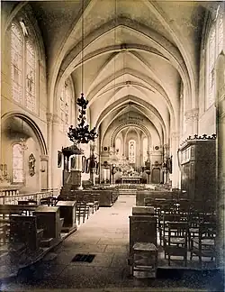 La chapelle en 1875 par Fr. Rothier, bibliothèque Carnegie (Reims),