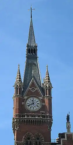 Clock Tower, Ancien Midland Grand Hôtel, St. Pancras Station (1866-76)