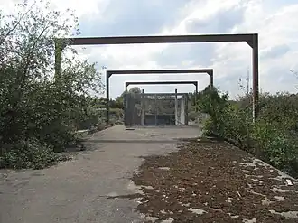 Plateforme de la station Champeau en 2020.