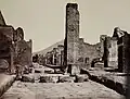 Rue de Stabbia, Pompéi, vers 1870.