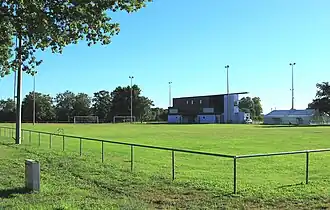 Le stade de football en 2019.